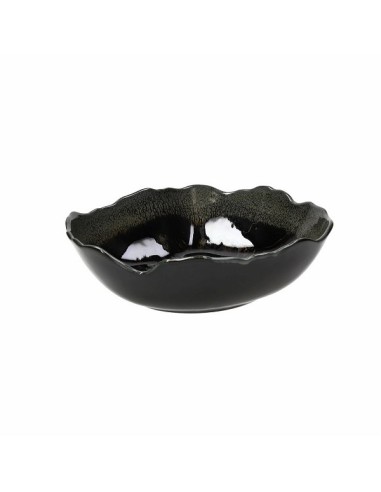 PIATTI: vendita online PIATTO FONDO REEF VERTIGO CM.23X20 PORCELLANA NERO TOGNANA in offerta