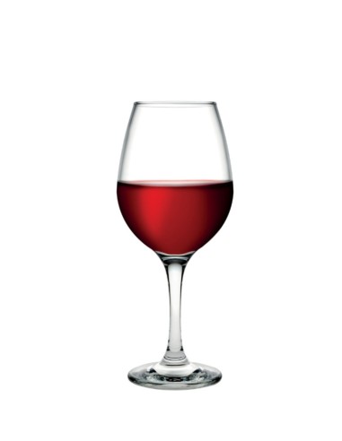 CALICI: vendita online CALICE VINO ROSSO CC.365 IN VETRO AMBER PASABAHCE in offerta