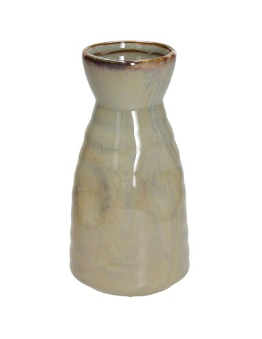 BROCCHE-CARAFFE GRADUATE: vendita online BOTTIGLIA SAKE CM.7X13H BEIGE NEW BROWN STONEWARE TOGNANA in offerta