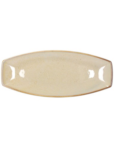 VASSOI-TAGLIERI: vendita online VASSOIO CM.29,5X12,5 BEIGE NEW BROWN STONEWARE TOGNANA in offerta