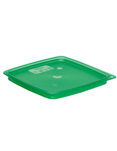 COPERCHIO PER BARATTOLO QUADRATO 2/4 LT  POLIETILENE CAMBRO VERDE