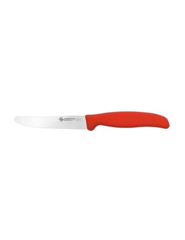 SUPRA COLTELLO TAVOLA CM.11 DENTATO ROSSO