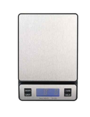 BILANCIA CUCINA DIGITALE INOX 40KG/2.0G