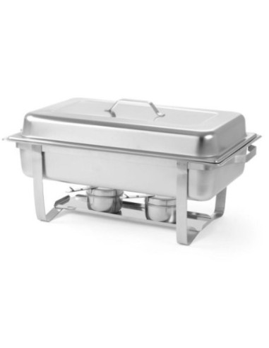 KITHCEN LINE CHAFING DISH GN1/1 LT.9 ACCIAIO INOX MM.600X358X295H