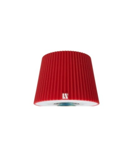 LAMPADE DA TAVOLO: vendita online ONE-LIGHT SUN LAMPADA PARALUME LED PORTATILE/RICARICABILE ROSSO in offerta