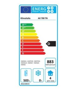 FRIGORIFERI 1 ANTA POSITIVO: vendita online ARMADIO FRIGO REFRIGERATO VENTILATO KLIMAITALIA GN2/1 503L ACCIAIO INOX AX 700 TN... 2