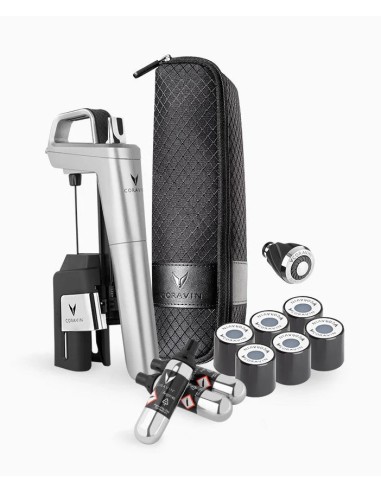 MESCITA: vendita online CORAVIN SISTEMA MESCITA TIMELESS SIX+ SILVER CON ACCESSORI in offerta