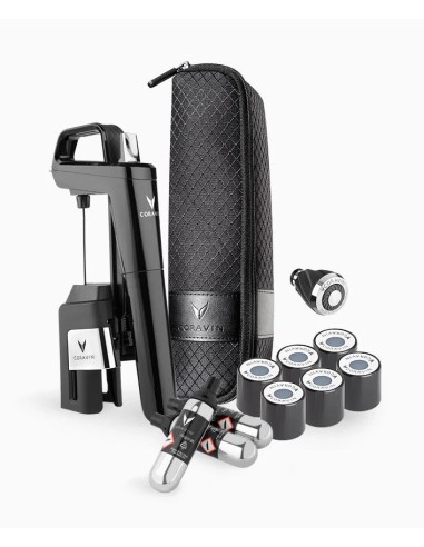 MESCITA: vendita online CORAVIN SISTEMA MESCITA TIMELESS SIX+ BLACK CON ACCESSORI in offerta