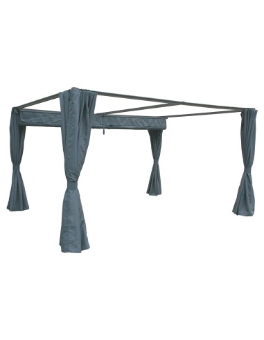 OMBRELLONI: vendita online GAZEBO PALMEIRA 4X3 ARDESIA 139588 in offerta