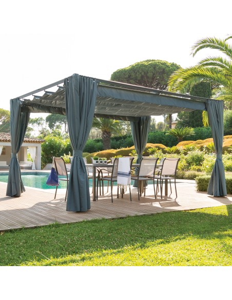 OMBRELLONI: vendita online PALMEIRA GAZEBO 4X3 ARDESIA 139588 in offerta