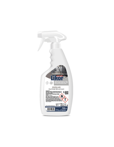 DETERGENTI: vendita online LIKOR INOLUX PULITORE PER ACCIAIO ML.750 HACCP PH.7,5 in offerta