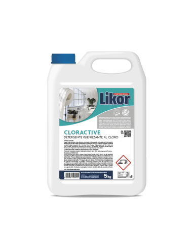 DETERGENTI: vendita online LIKOR CLOROACTIVE SGRASSANTE KG.5 HACCP PH.13 in offerta