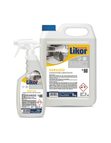 DETERGENTI: vendita online LIKOR SGRASSO SGRASSATORE IGIENIZZANTE ML.750 HACCP PH.10,5 in offerta