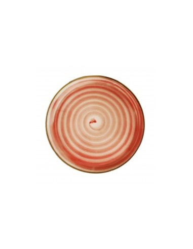 PIATTI PIZZA: vendita online PIATTO PIZZA CM33 CIRCUS SPIRALE ROSSO SATURNIA in offerta