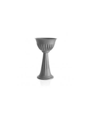 VASO A COLONNA ALBA GRIGIO