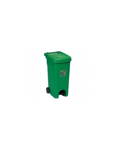 URBAN ECO SYSTEM BIDONE CON RUOTE 80 LT VERDE STEFANPLAST