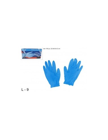 CONF 100 GUANTI 77028 NITRILE TG L