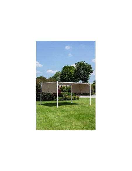 GAZEBO SLIDE 3 X 3 BIANCO/TORTORA 0795436