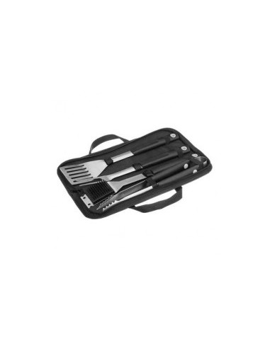 SET BARBECUE 167967 4 UTENSILI CON VALIGETTA