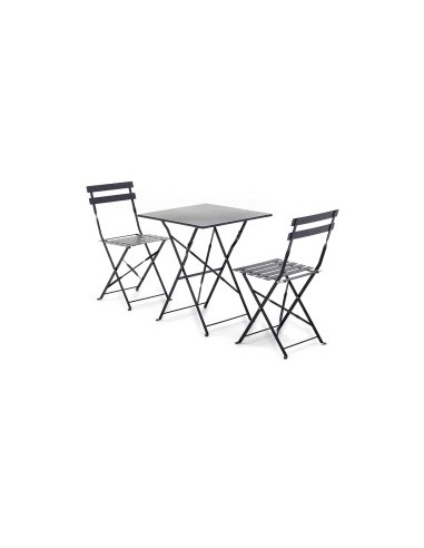 SET BISTROT  ANTRACITE 60X60 M0509-38