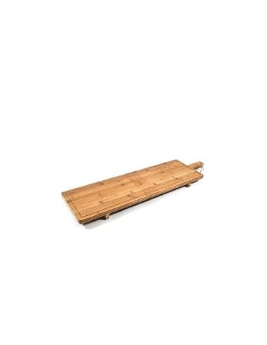 TAGLIERE 44805 CON SALVAGOCCIA 100X26X5,5CM BAMBOO