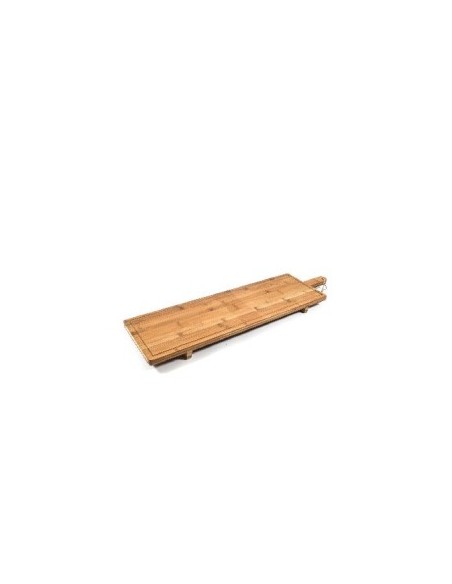 TAGLIERE 44805 CON SALVAGOCCIA 100X26X5,5CM BAMBOO