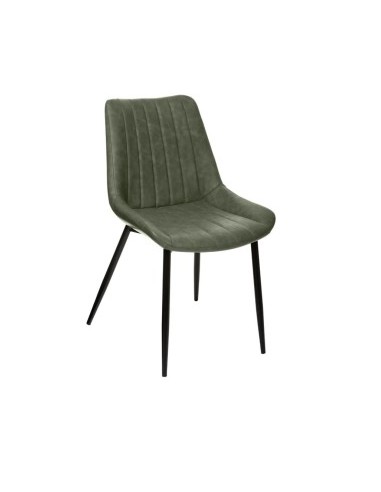 SEDIA OLWEN 179033C VERDE KAKI EFFETTO PELLE