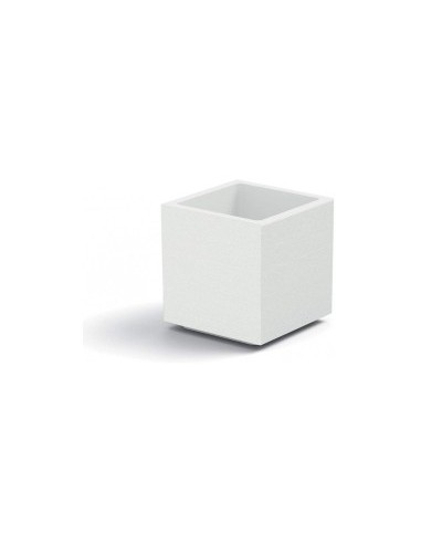 MATHERIA VASO CUBO 40CM BIANCO