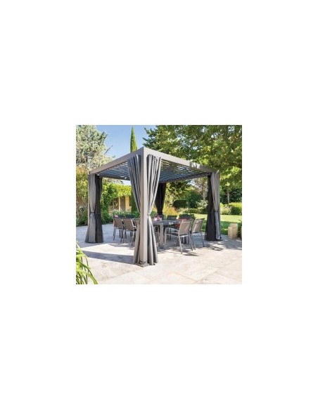 OMBRELLONI: vendita online GAZEBO PERGOLA 171411 EVORA 3,6X3,6 GRAFITE in offerta