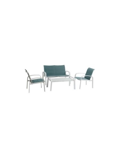 SALOTTO 165653J ELYN 4P BIANCO/VERDE GIADA