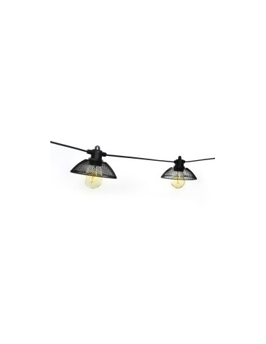 CATENA 10 LAMP 09725 CAVO NERO LUCE NATURALE