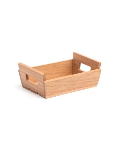 ALZATE-PORTATORTE-ESPOSITORI: vendita online CASSETTA IN LEGNO COMAS CON MANIGLIE 15 CM X 10 CM X 5 CM in offerta