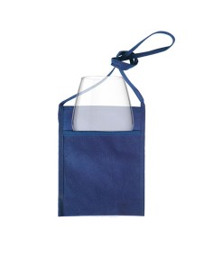 ACCESSORI: vendita online PORTABICCHIERE TASCA CF.50 BLU MODELLO BOLGHERI TNT CM.16HX20 in offerta