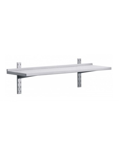 ARREDO E ACCESSORI INOX: vendita online MENSOLA SINGOLA IN ACCIAIO INOX, 120X30, CM7 ALTEZZA, CARICO 40 KG - MES123 AMITEK in...