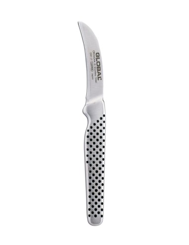 COLTELLERIA: vendita online COLTELLO SPELUCCHINO CURVO GLOBAL GSF-17 ACCIAIO CROMOVA 6 CM in offerta