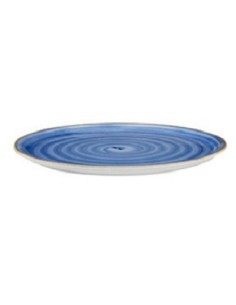 PIATTI PIZZA: vendita online PIATTO PIZZA CM33 CIRCUS SPIRALE BLU SATURNIA in offerta 2