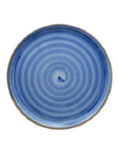 PIATTI PIZZA: vendita online PIATTO PIZZA CM33 CIRCUS SPIRALE BLU SATURNIA in offerta