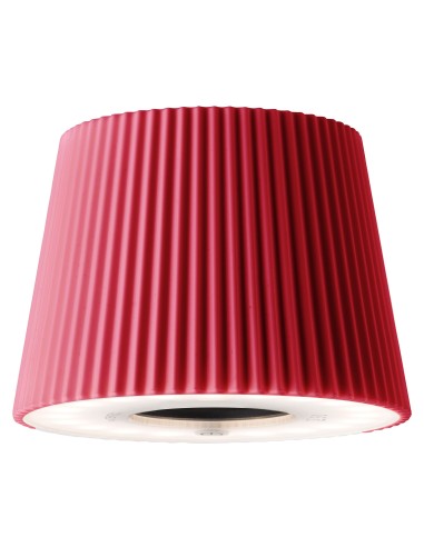 LAMPADE DA TAVOLO: vendita online LAMPADA PARALUME LED WAF ONE-LIGHT SUN PORTATILE/RICARICABILE ROSSO in offerta