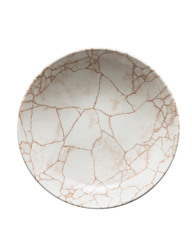 PIATTI: vendita online PIATTO FONDO CHURCHILL KINTSUGI CORAL IN PORCELLANA 24,8 CM in offerta