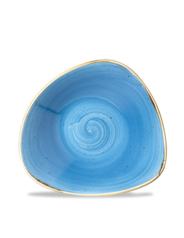 PIATTI: vendita online CIOTOLA TRIANGOLARE BLU CHURCHILL STONECAST BLU PORCELLANA 18,5 CM in offerta