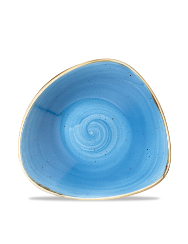 PIATTI: vendita online CIOTOLA TRIANGOLARE BLU CHURCHILL STONECAST BLU PORCELLANA 24 CM in offerta