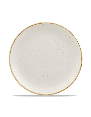 PIATTI: vendita online PIATTO PIANO TONDO BIANCO CHURCHILL STONECAST WHITE PORCELLANA 26 CM in offerta