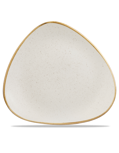 PIATTI: vendita online PIATTO PIANO TRIANGOLARE BIANCO CHURCHILL STONECAST WHITE PORCELLANA 31 CM in offerta