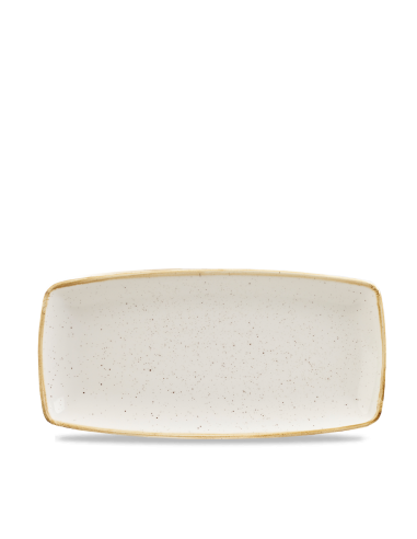 PIATTI: vendita online PIATTO PIANO RETTANGOLARE BIANCO CHURCHILL STONECAST WHITE PORCELLANA 29X15 CM in offerta