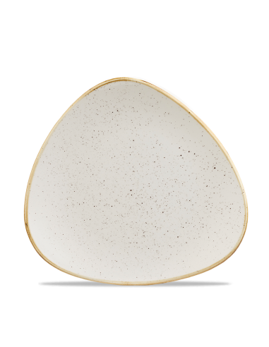 PIATTI: vendita online PIATTO PIANO TRIANGOLARE BIANCO CHURCHILL STONECAST WHITE PORCELLANA 19 CM in offerta