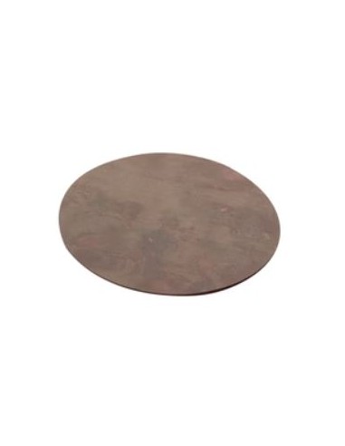 CONTRACT: vendita online PIANO TAVOLO TONDO STRATIFICATO DIAMETRO CM 150 COMPACT SCAB EFFETTO CORTEN in offerta