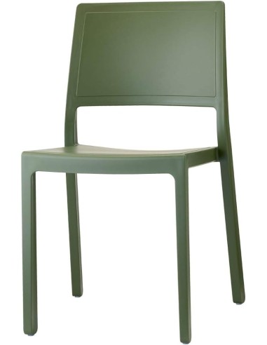 SEDIE - POLTRONE: vendita online SEDIA KATE 50X50X84H IN TECNOPOLIMERO VERDE OLIVA SCAB in offerta