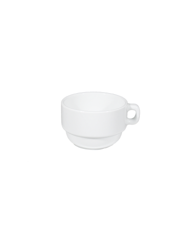 TAZZE E PIATTINI CAFFE-LATTE-THE': vendita online TAZZA LATTE 25CL BIANCA ROMA PORCELLANA SATURNIA in offerta