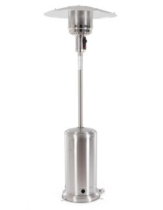 STUFE: vendita online STUFA A FUNGO BIZZOTTO ACCIAIO INOX CON RUOTE 13 KW GAS BUTANO in offerta