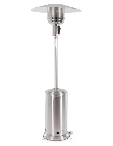 STUFE: vendita online STUFA A FUNGO BIZZOTTO ACCIAIO INOX CON RUOTE 13 KW GAS BUTANO in offerta